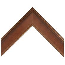 Honey Brown with Gold Fluted Edge Custom Frame